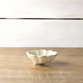 Kohyo Kaneko Rinka 10cm Bowl Mino Ware - White