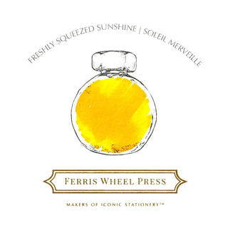 Freshly Squeezed Sunshine | 85ml Ink | Ferris Wheel Press