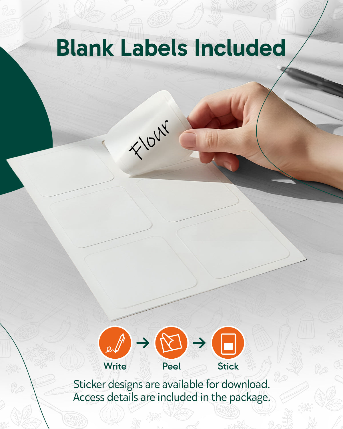 Bocaux carrés en verre