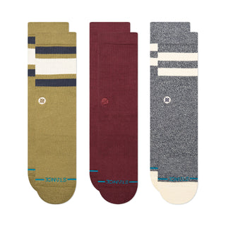 STANCE ICON MIXED CREW SOCKS 3 PACK