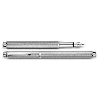 Caran d'Ache Palladium-Coated Ecridor Chevron Fountain Pen