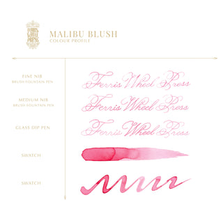 Malibu Blush | 38ml Ink | Ferris Wheel Press