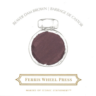 Beaver Dam Brown | 38ml Ink | Ferris Wheel Press