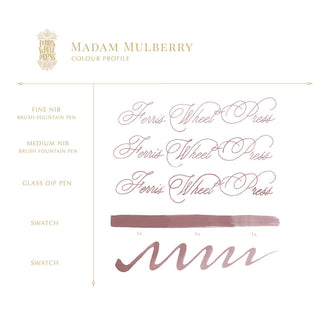 Madam Mulberry | 38ml Ink | Ferris Wheel Press
