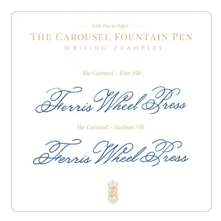 Aluminum Carousel Fountain Pen | Ferris Wheel Press