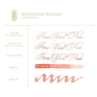 Definitely Peachy | 38ml Ink | Ferris Wheel Press