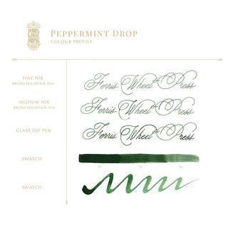 Peppermint Drop | 38ml Ink | Ferris Wheel Press