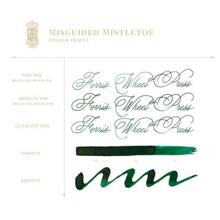 Misguided Mistletoe | 38ml Ink | Ferris Wheel Press
