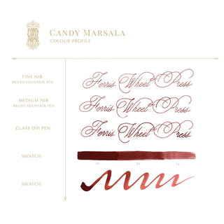 Candy Marsala | 38ml Ink | Ferris Wheel Press