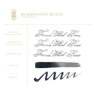 Bearrington Black | 38ml Ink | Ferris Wheel Press