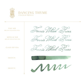 Dancing Thyme | 38ml Ink | Ferris Wheel Press