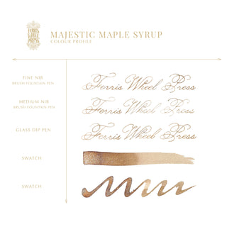 Majestic Maple Syrup | 38ml Ink | Ferris Wheel Press
