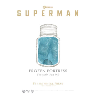 Warner Bros. | Superman Fountain Pen Inks - 10ml Bottled | Ferris Wheel Press
