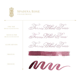 Spadina Rose | 38ml Ink | Ferris Wheel Press