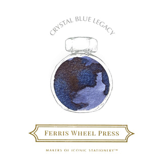 Blue Fountain Pen Inks - 38ml Bottled | Ferris Wheel Press