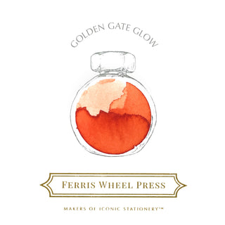 Golden Gate Glow | 38ml Ink | Ferris Wheel Press