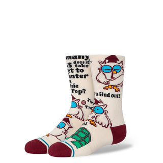 KIDS TOOTSIE ROLL X STANCE MR OWL CREW SOCKS