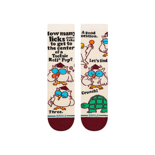 KIDS TOOTSIE ROLL X STANCE MR OWL CREW SOCKS