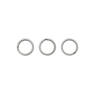 James Titanium Key Ring - 3 Pack