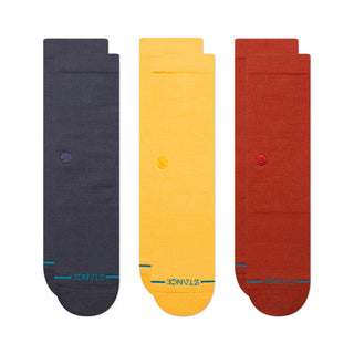 STANCE ICON CREW SOCKS 3 PACK