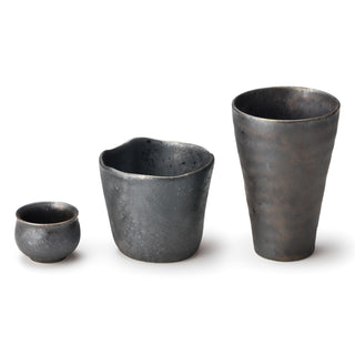 Aito Japanese Mino Ware Sake and Beer Cup Set 