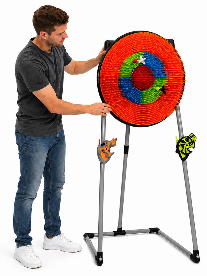 Mount the target and start playing