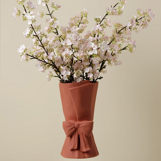 Bouquet Ceramic Vase - Orange