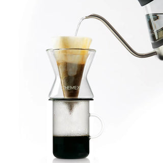 Chemex Coffee Maker - Funnex Single Serve Pourover Brewer