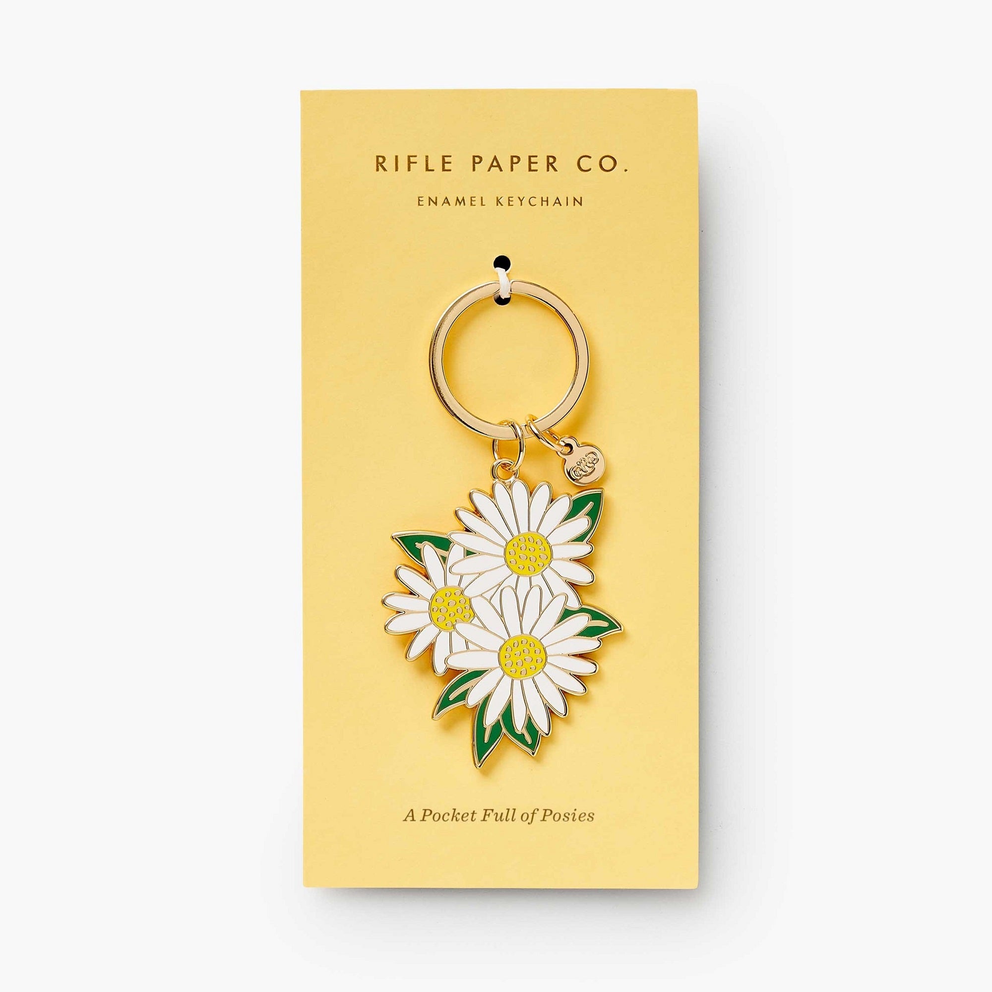 Rifle Paper Enamel Keychain – Giraffy - Main Image