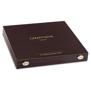 Caran d'Ache Supracolor Aquarelle Colour Pencil - Wooden Box