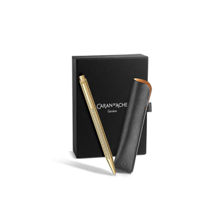 Caran d'Ache Ecridor Lights Ballpoint Pen & Leather Case (Limited Edition)