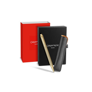 Caran d'Ache Ecridor Lights Ballpoint Pen & Leather Case (Limited Edition)