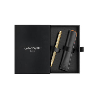 Caran d'Ache Ecridor Lights Ballpoint Pen & Leather Case (Limited Edition)