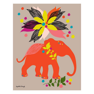 Elizabeth Grubaugh 11" x 14" Elephant Print