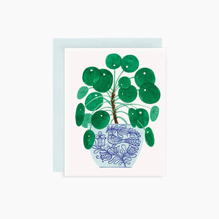 Oana Befort PILEA POT | Greeting Card