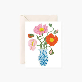 Oana Befort POPPY VASE | Greeting Card