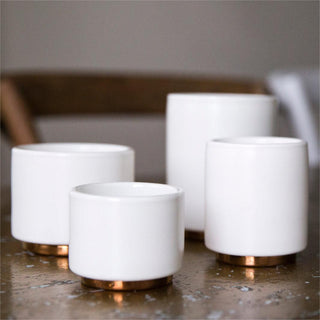 Fellow Monty Milk Art Cups - Cappuccino 6.5oz - White