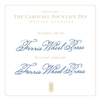 Limited Edition | Aluminum Carousel Fountain Pen | Ferris Wheel Press