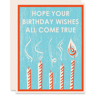 Heartell Press Hope Your Wishes All Come True Birthday Card