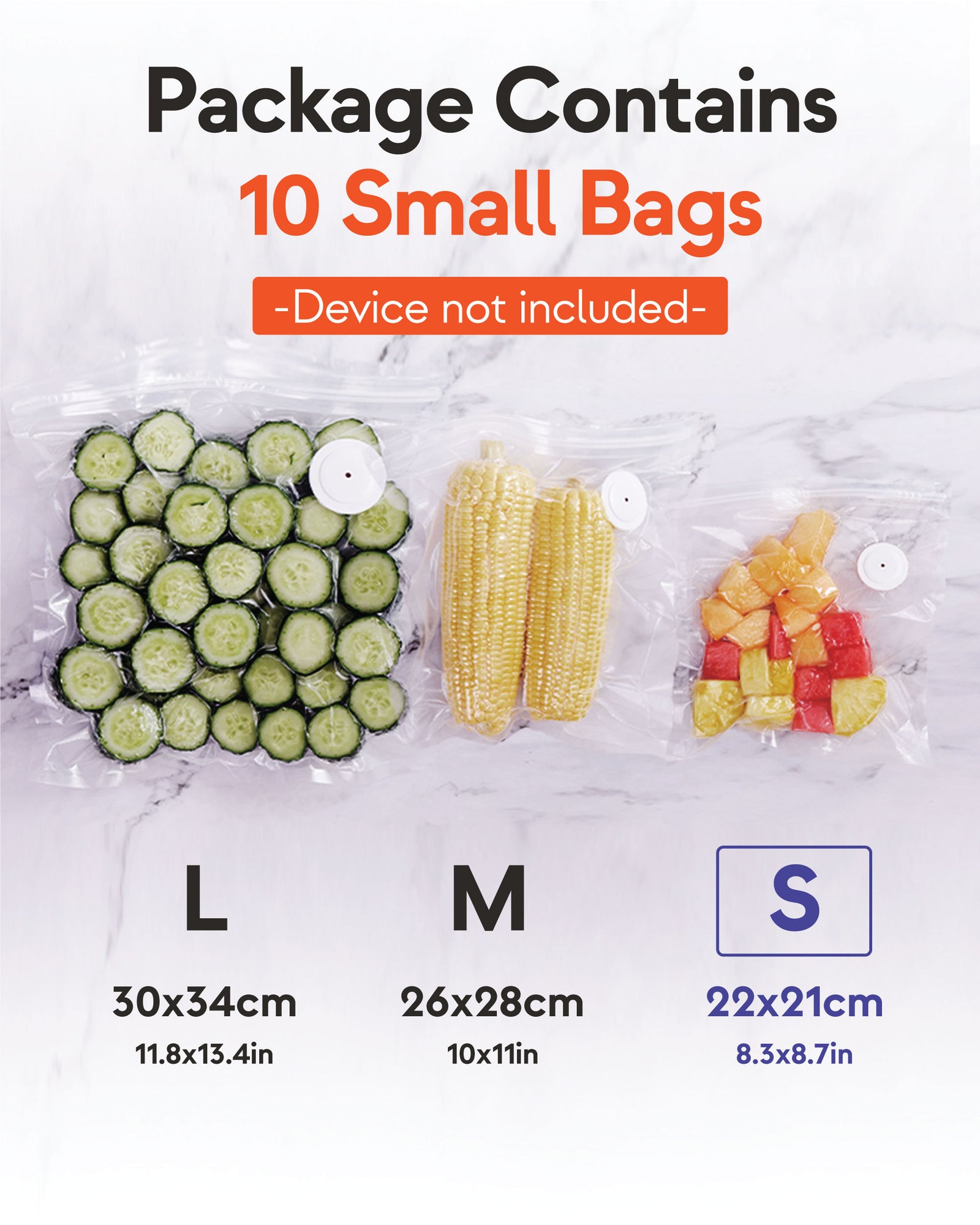 Sacs de mise sous vide