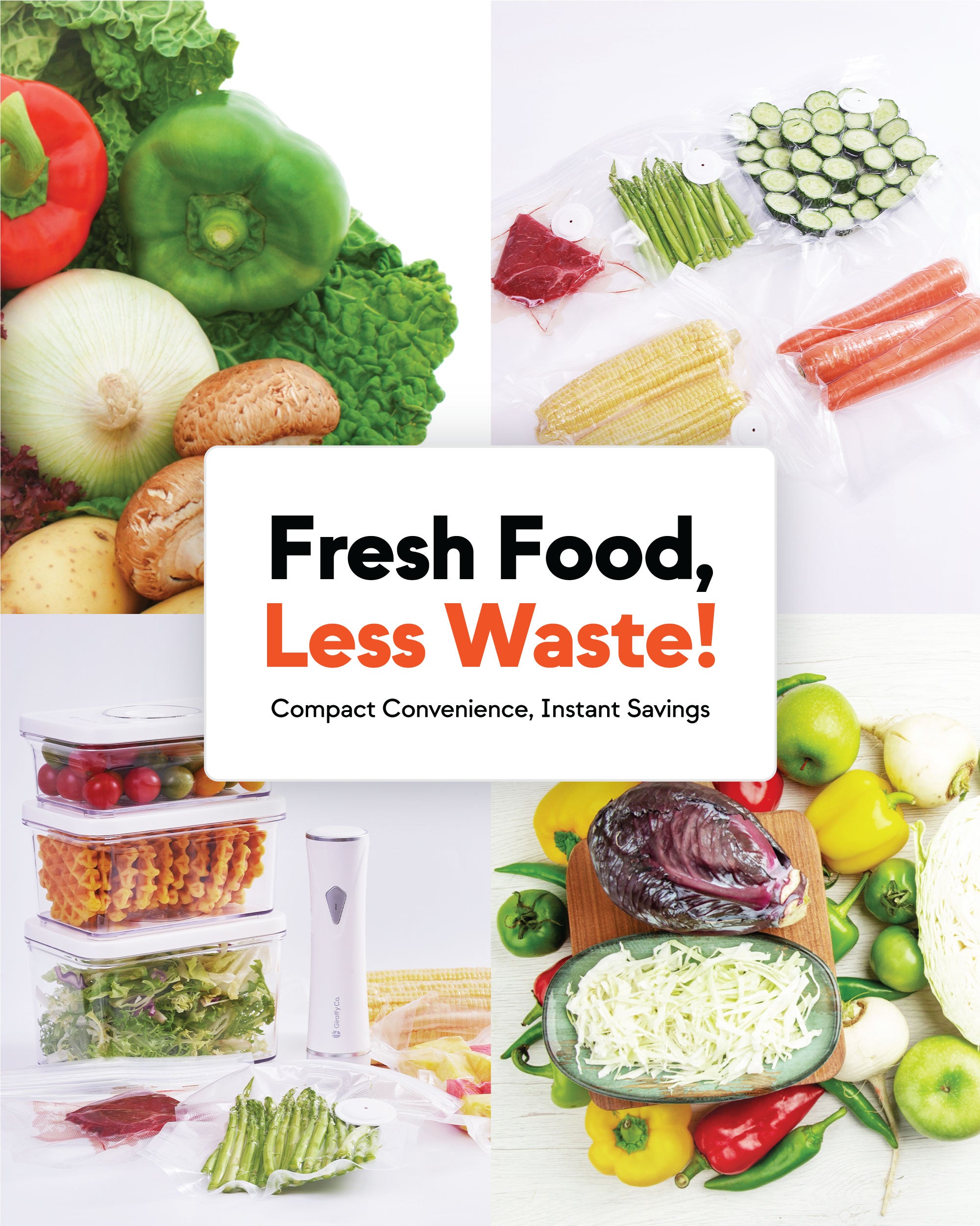 Ensemble de boîtes de conservation sous vide