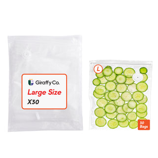 Vacuum Sealer Bags (Small, Medium, Large)(10pc, 30pc) | Giraffy Co.