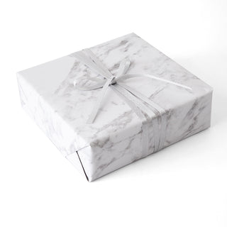 Paper Park Gift Wrapping Paper_Marble White