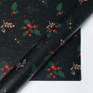 Paperplay Gift Wrapping Paper - Christmas Mistletoe