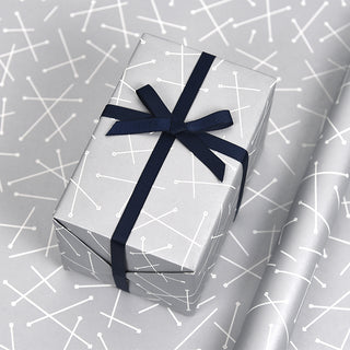 Paperplay Gift Wrapping Paper - Silver Wrap