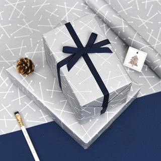 Paperplay Gift Wrapping Paper - Silver Wrap