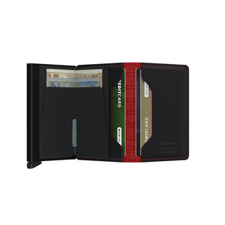 Secrid Slimwallet Fuel - Black Red