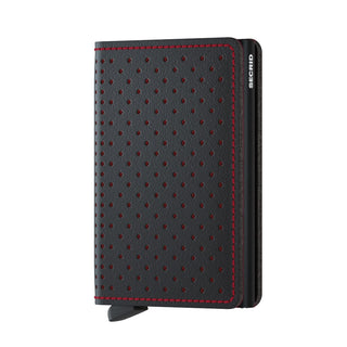 Secrid Slimwallet Perforated - Black Red