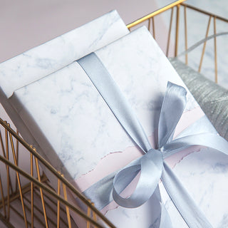 Paper Park Gift Wrapping Paper_Marble White