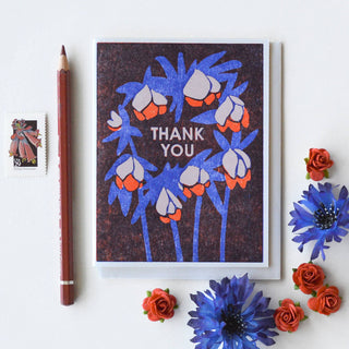 Heartell Press Winter Roses Thank You Card